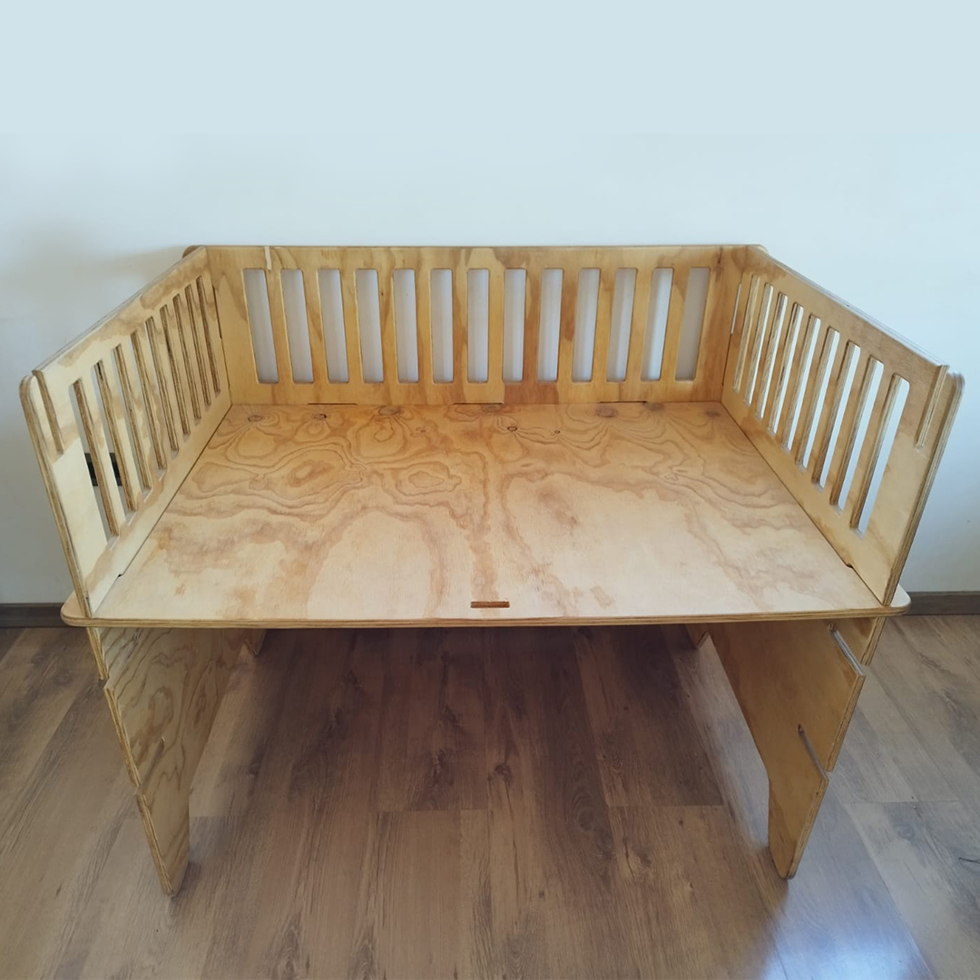 cuna colecho de madera