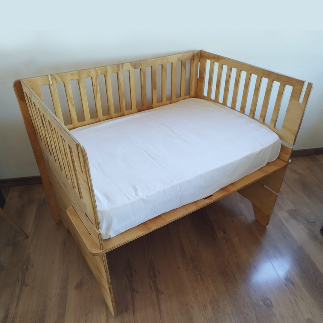 cuna colecho de madera