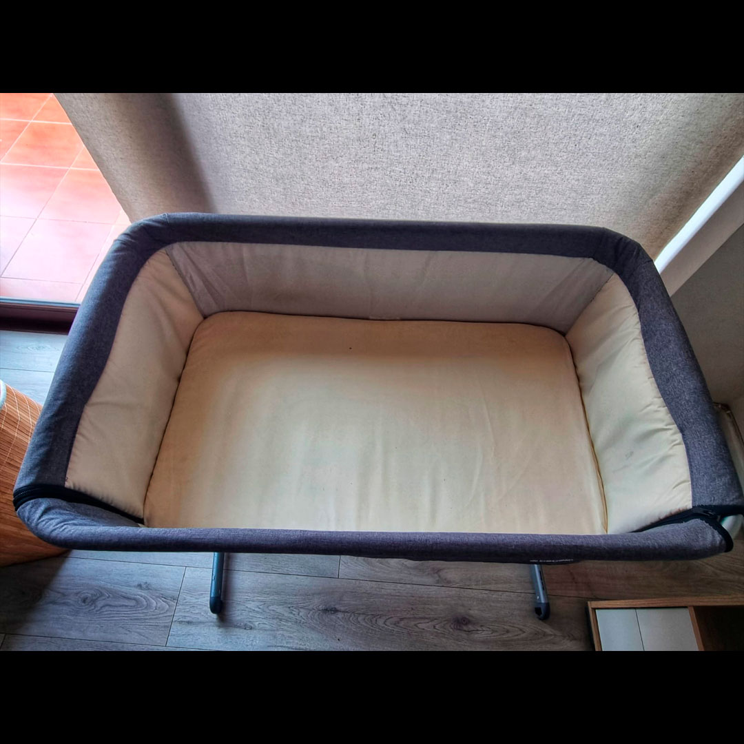 cuna colecho bebsit side by side