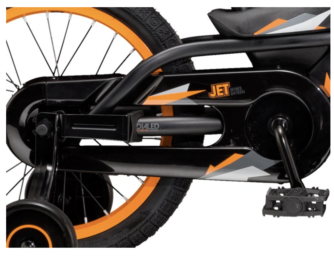 bicicleta Treck  JET NARANJO ARO 16