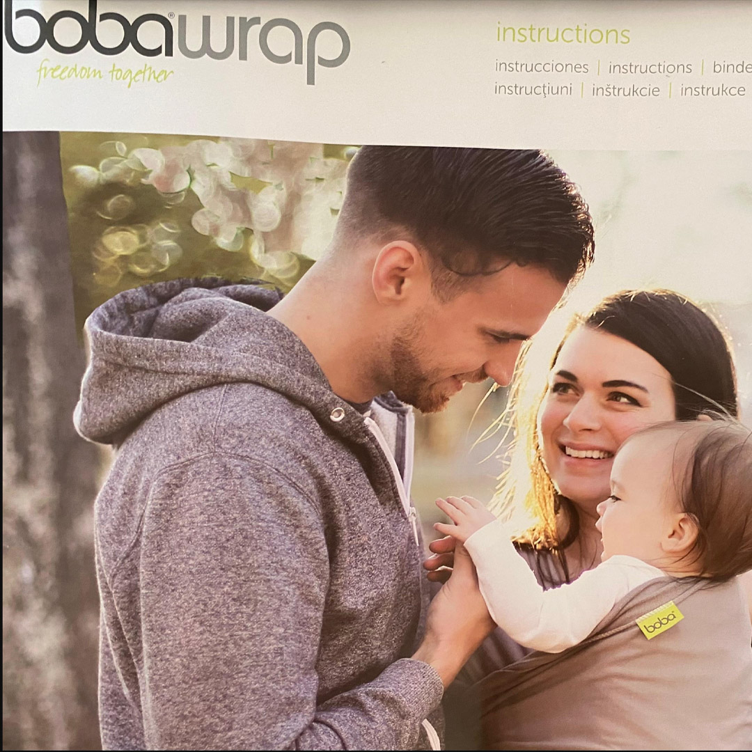 Fular portabebé Boba de algodón azul | Excelente estado